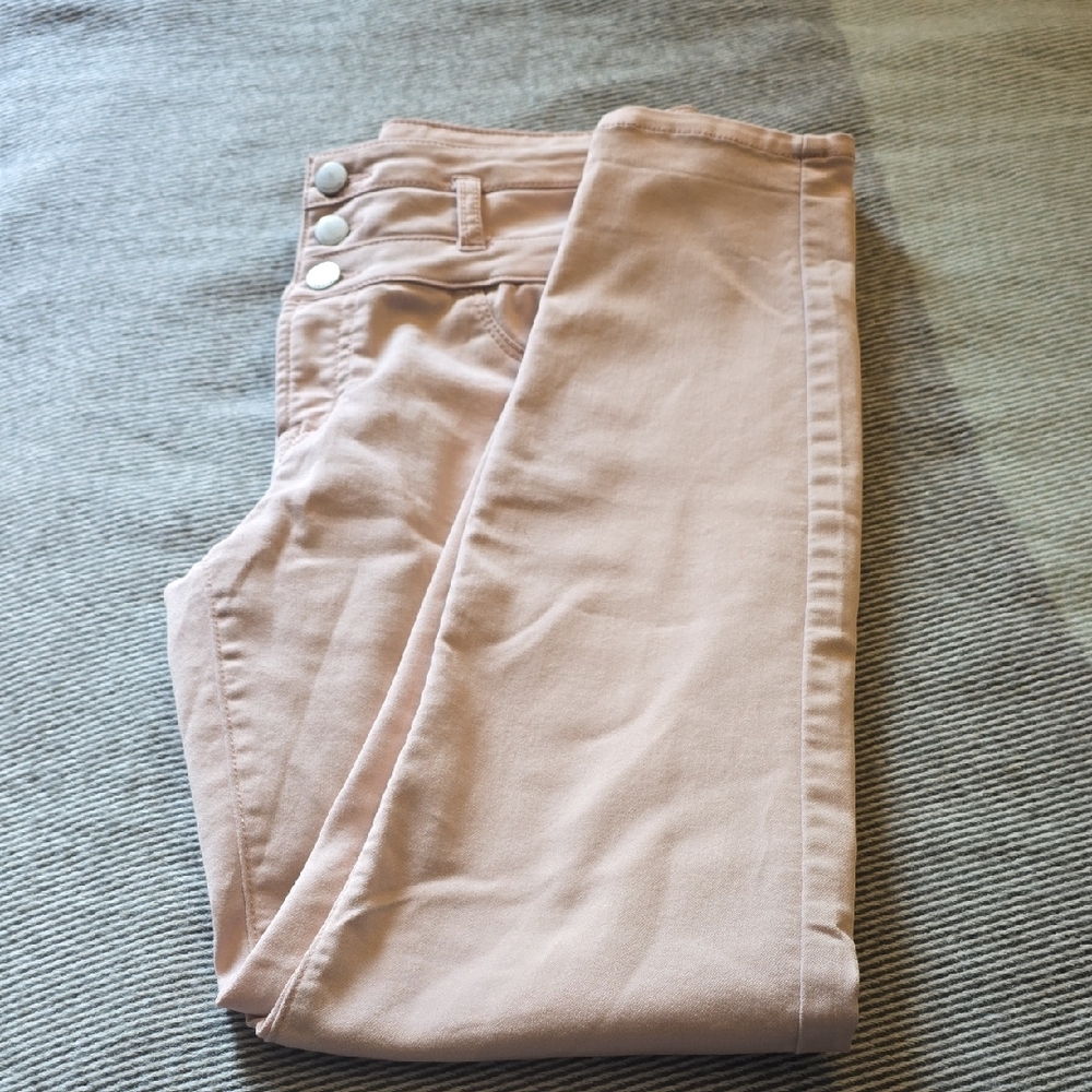 Refuge Women's Beige Skinny Jeans